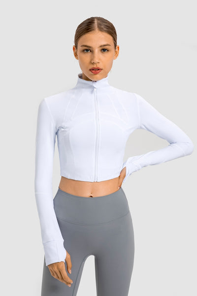 Long Sleeve Yoga Crop Top