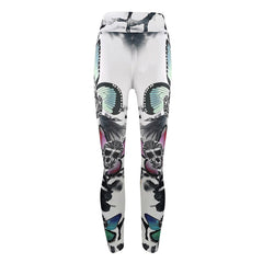 Sport Skull Print Legging